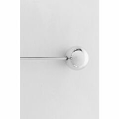 Wall Clock Like Umbrella Balls Chrome
