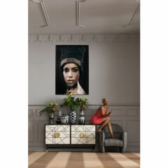 Royal Headdress Face Cam Resim 100x150cm