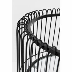 Wire Black Çelik Saksı 57 cm