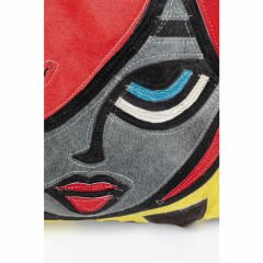 Betty Red Hair Polyester Kırlent 40x40 cm