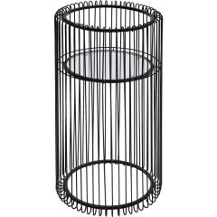 Wire Black Çelik Saksı 70 cm