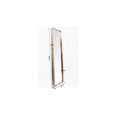 Mirror Curve Rectangular Copper Ayna 70x200 cm