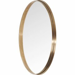 Mirror Curve Round Copper Ayna 100 cm