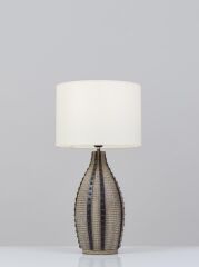 Moi Polyester Kabartmalı Abajur