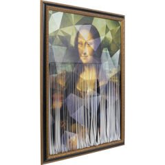 Mademoiselle Lisa Çerçeveli Resim 130x163cm
