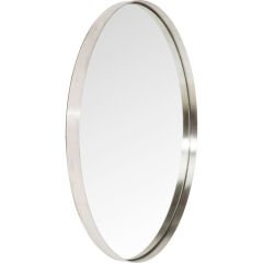 Mirror Curve Round Stainless Steel Ayna 100 cm