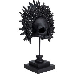 King Skull Black Dekoratif Obje