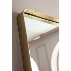 Mirror Curve Rectangular Brass Ayna 70x200 cm