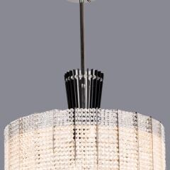 Vinna Taşlı Siyah Avize