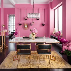 Jazz Rosegold Kolçaklı Sandalye