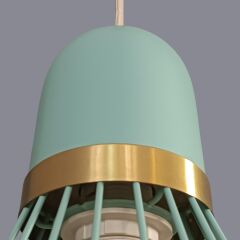 Leaf Turkuaz Sarkıt Avize