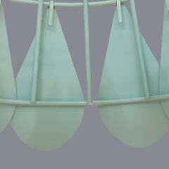 Leaf Turkuaz Sarkıt Avize