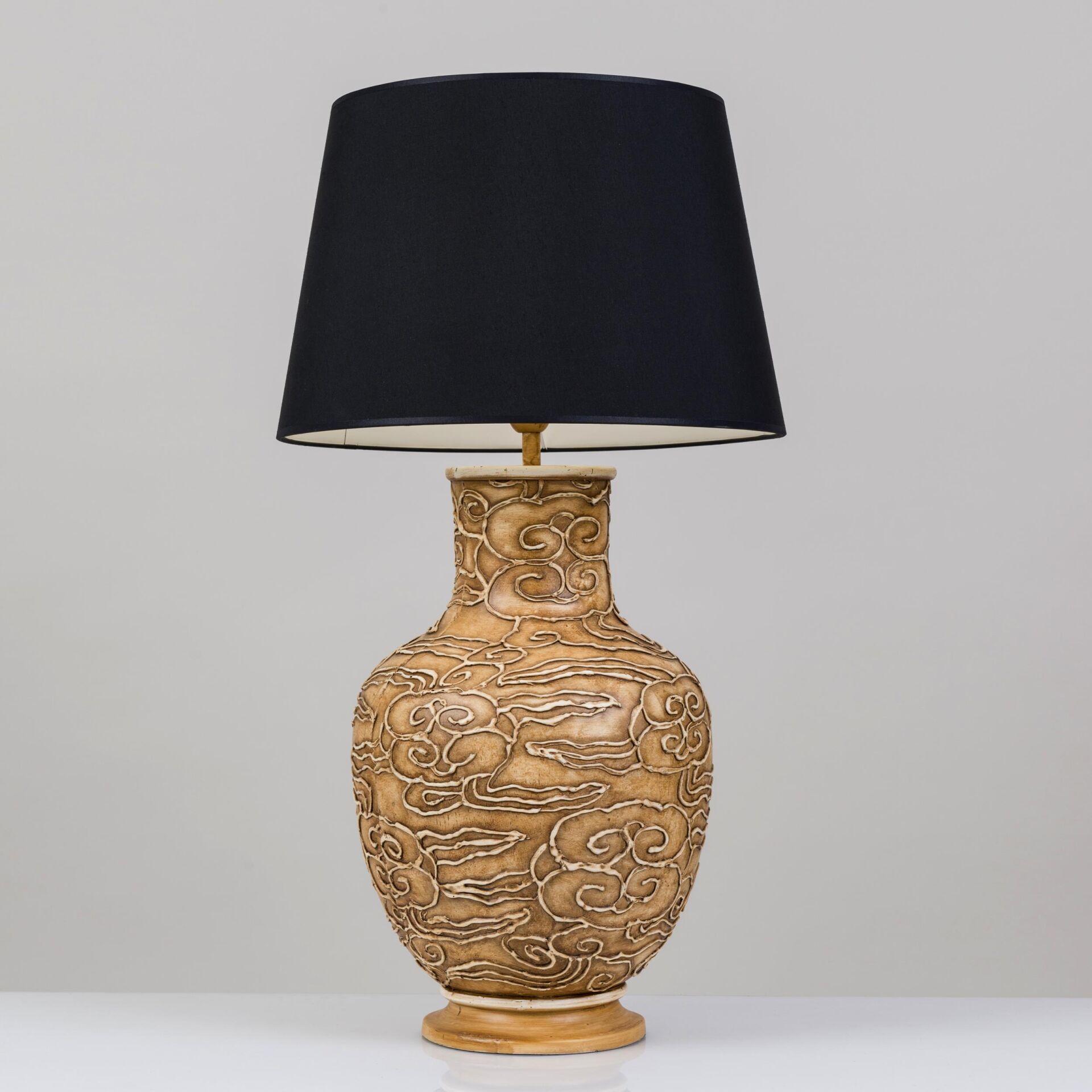 Eskitme Abajur Kahve