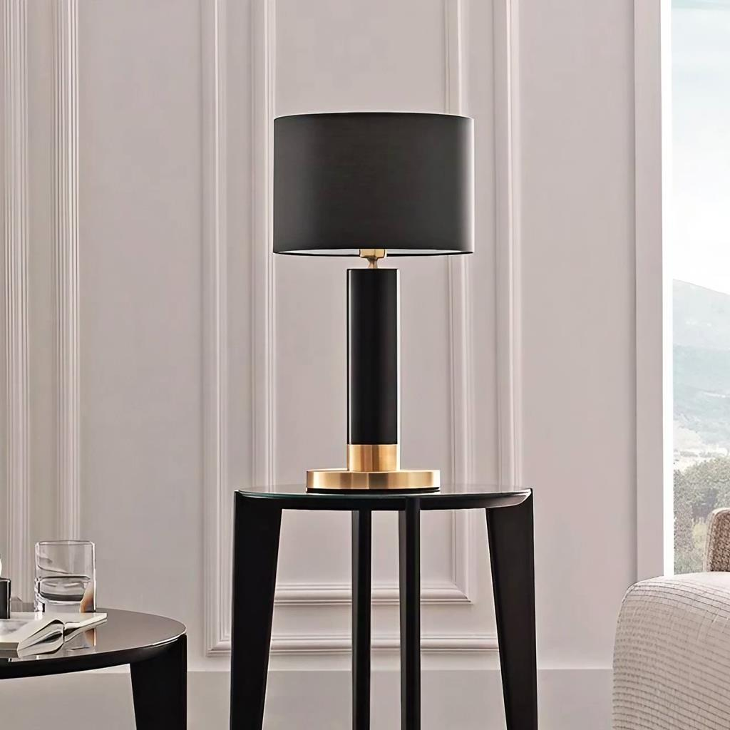 Sera Metal Abajur Siyah/Gold