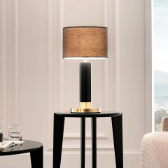 Sera Metal Abajur Siyah/Gold