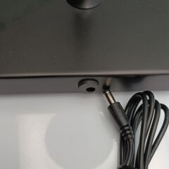 Konik Şapka Metal Şarjlı Masa Lambası Siyah