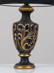 Yapraklı Abajur Gold