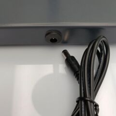 Konik Şapka Metal Şarjlı Masa Lambası Antrasit