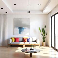 Thun LED Antrasit Sarkıt Avize