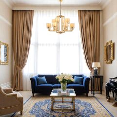 Linda 8 Kollu Gold Avize