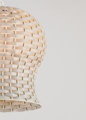 El Dokuması Rattan Sarkıt Avize - 1597