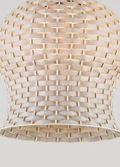 El Dokuması Rattan Sarkıt Avize - 1597