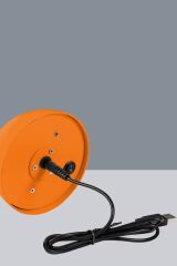 Led Turuncu Mantar Masa Lambası Şarjlı