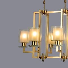 Bella 8 Kollu Gold Avize