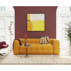 Lava Brown Pamuklu Kırlent 45x45 cm