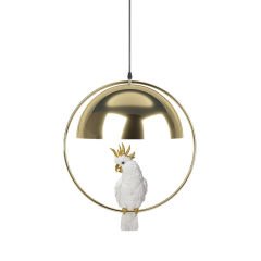 Animal Cockatoo Çelik Avize