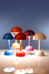 Led Beyaz Mantar Masa Lambası Şarjlı