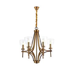 Clore 6 Kollu Eskitme Gold Avize