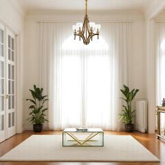 Clore 6 Kollu Eskitme Gold Avize