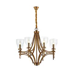 Clore 8 Kollu Eskitme Gold Avize