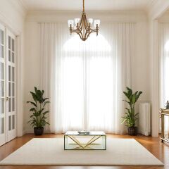 Clore 8 Kollu Eskitme Gold Avize