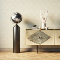 Globe Top Siyah Dekoratif Obje