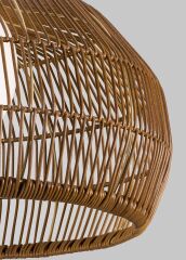 El Dokuması Rattan Sarkıt Avize - 1574