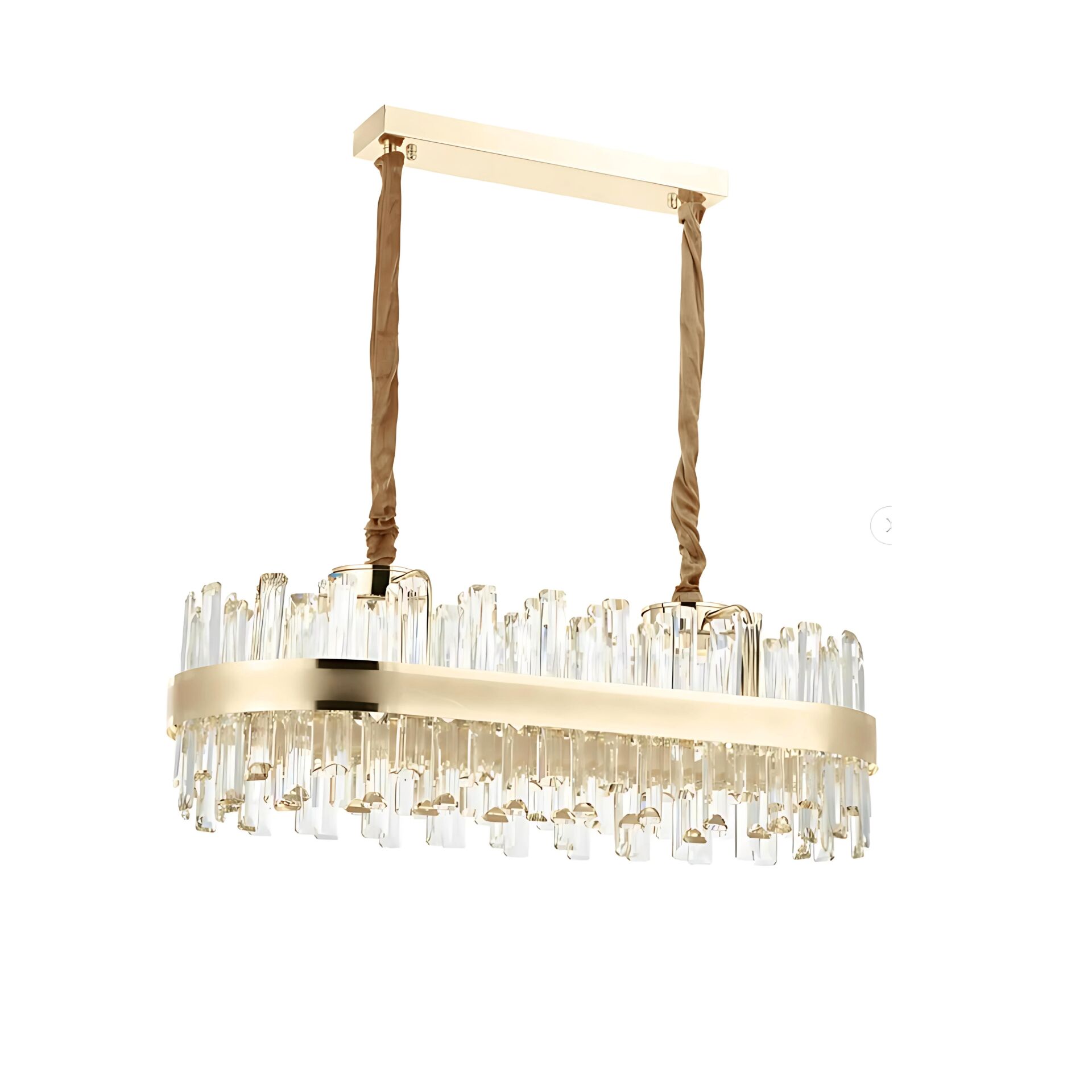 Rico Taşlı Rose Gold LED Avize