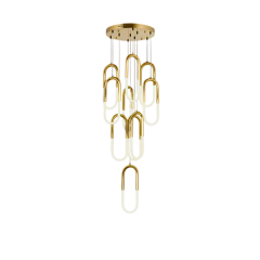 Martin 10 Kollu Gold LED Sarkıt Avize