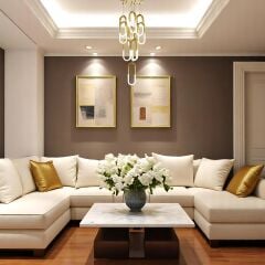 Martin 10 Kollu Gold LED Sarkıt Avize