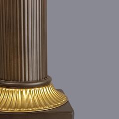 Cley Gold Detay Kahverengi Abajur