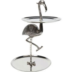 Etagère Flamingo Alüminyum Dekoratif Tabak