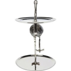 Etagère Flamingo Alüminyum Dekoratif Tabak