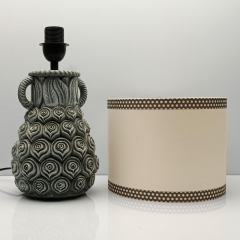 Jungle Polyester Abajur Koyu Yeşil / Krem