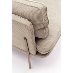 Shirly 3-Seater Cream Kanepe