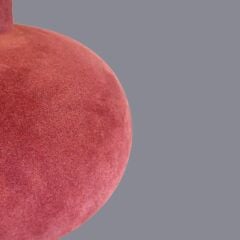 Halcer Kadife Kaplı Bordo Abajur