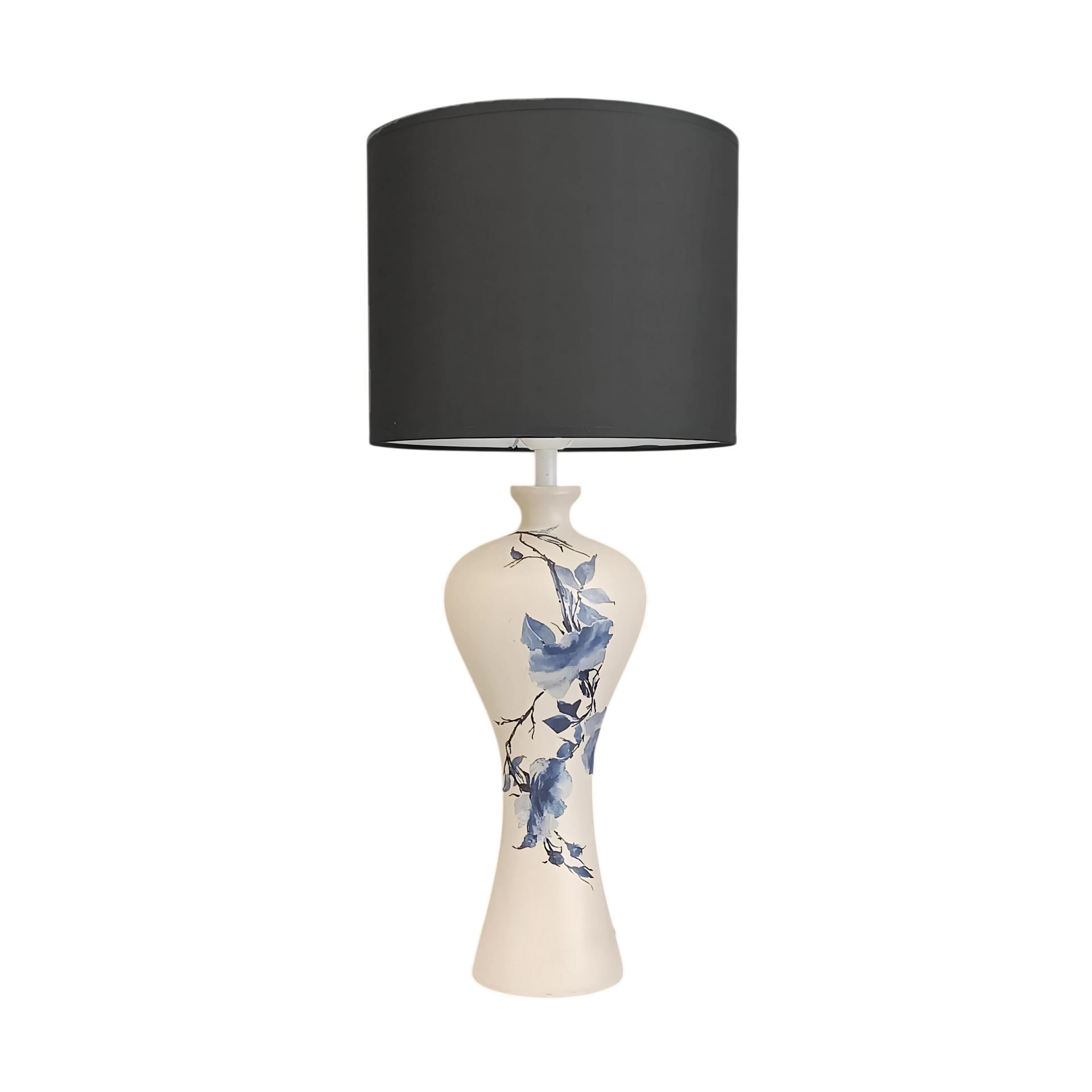 Esila Baskılı Krem Abajur