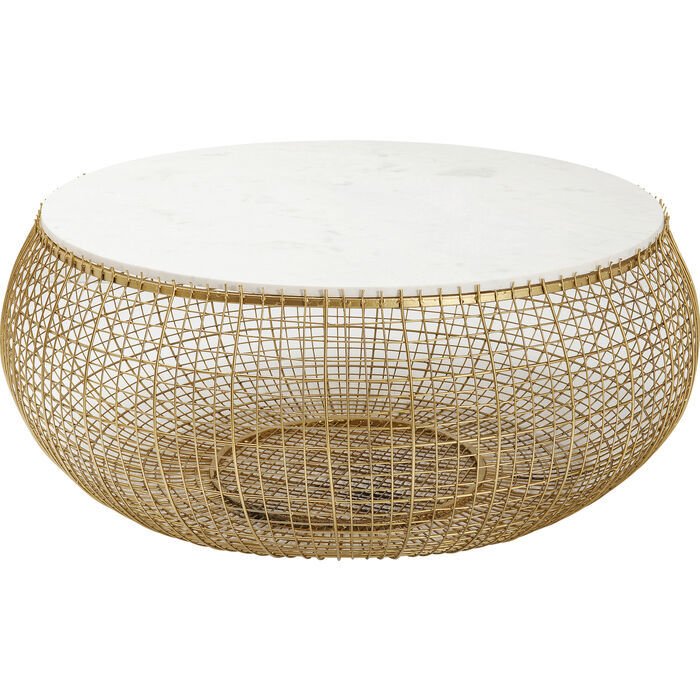 Cesta Gold Mermer Orta Sehpa
