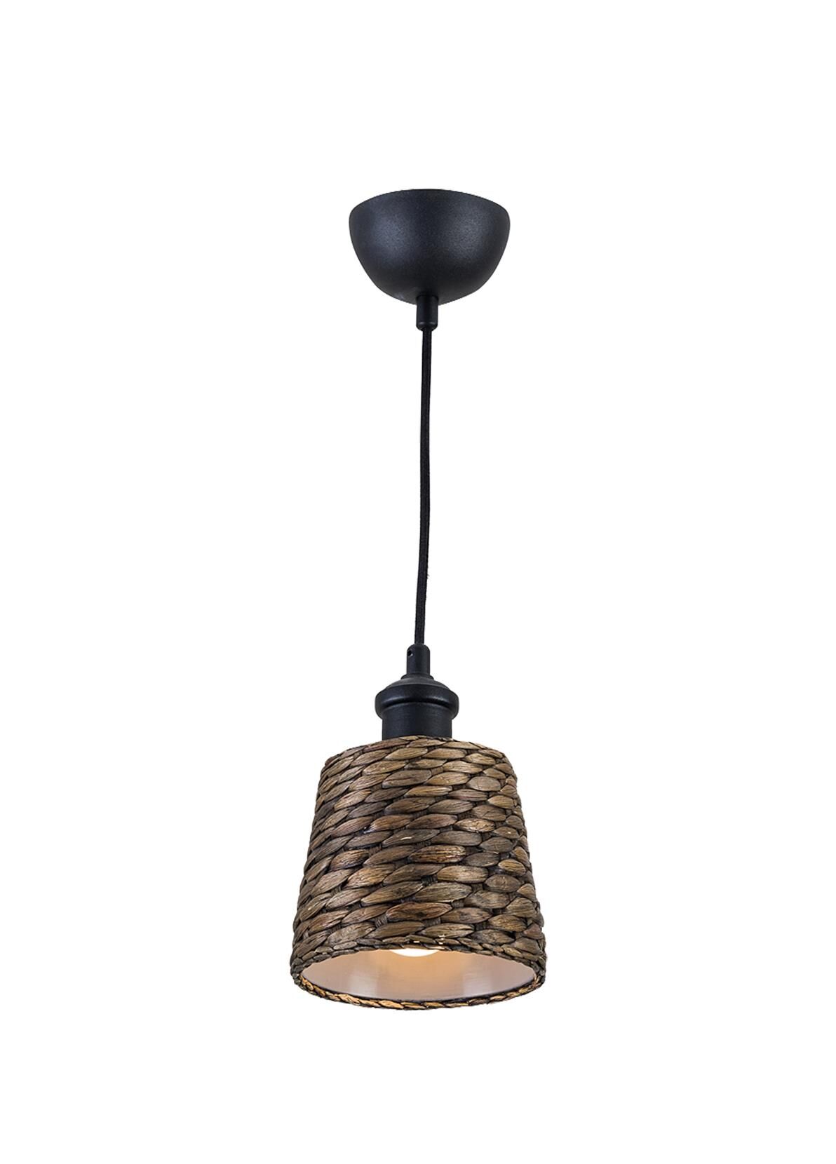 El Dokuması Hasır Sarkıt Avize