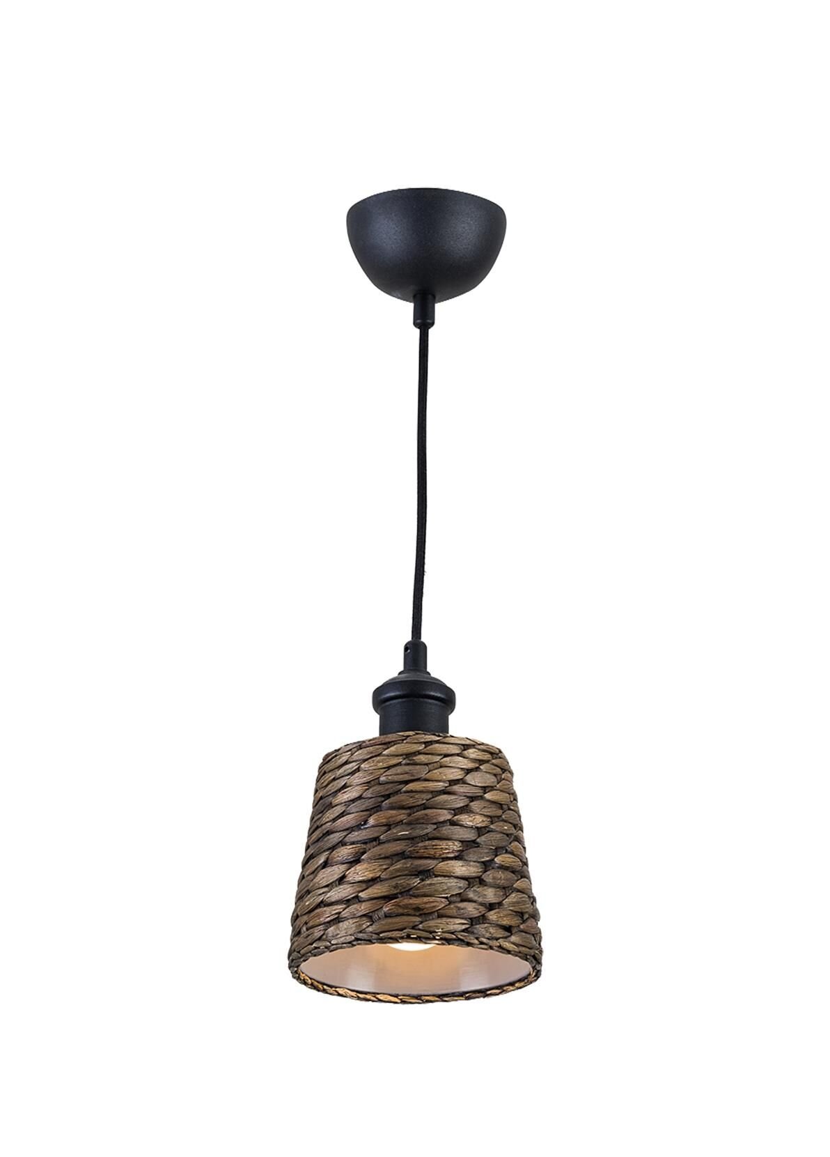 El Dokuması Hasır Sarkıt Avize